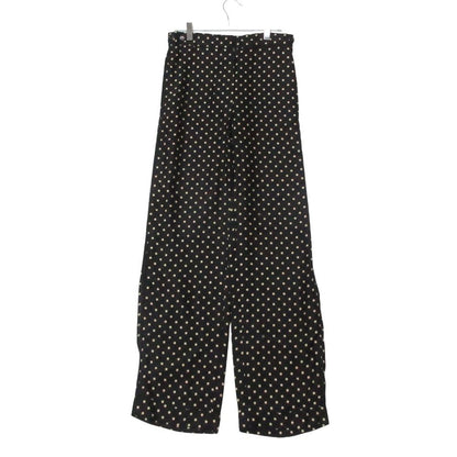 Louis Vuitton Pants Dot Monogram Flower Straight Black
