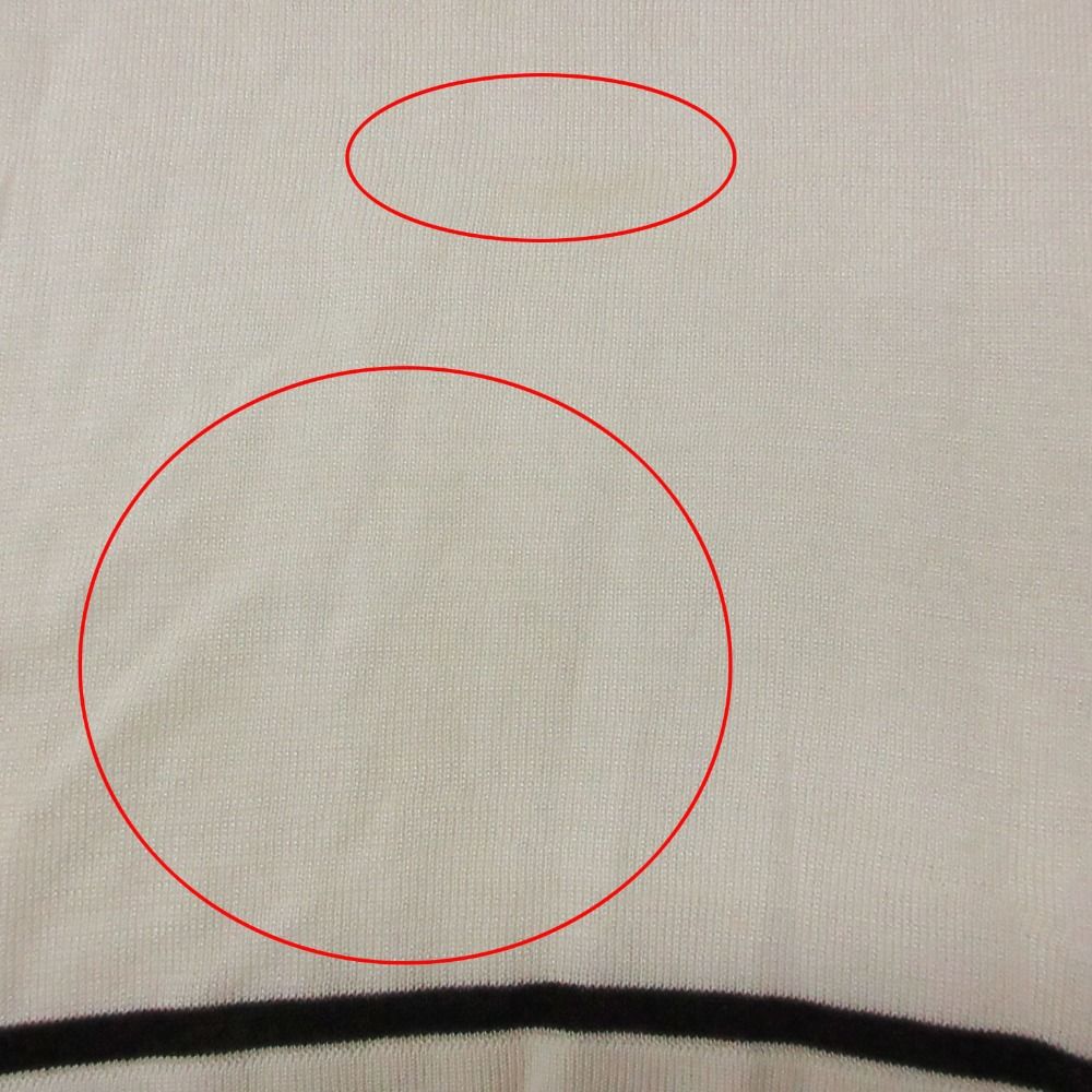 Fendi Knit Logo Bicolor Top Short Sleeve Top Black Sweater — view 7