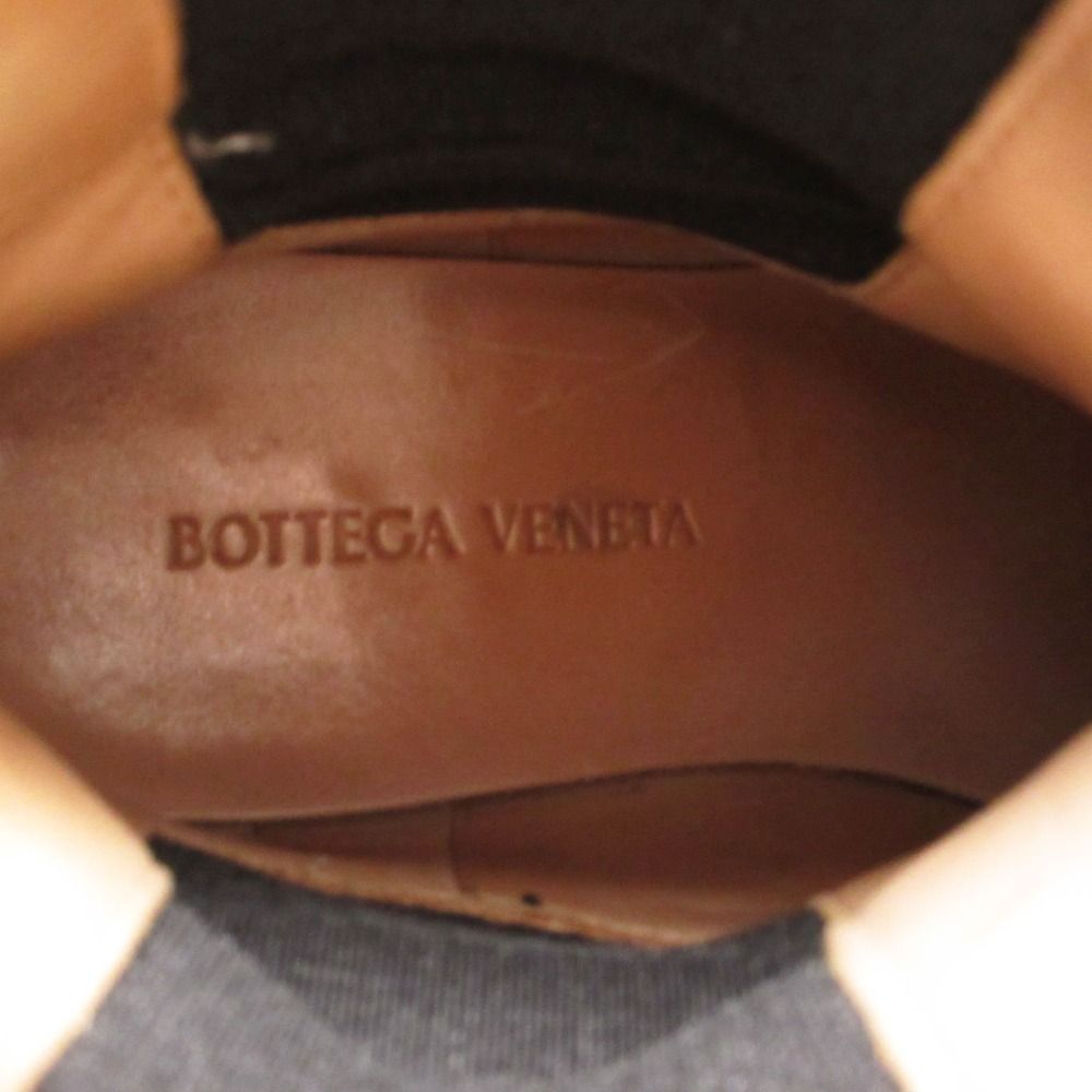 Bottega Veneta Boots Leather Lug Chelsea Side Gore Long Black — view 6