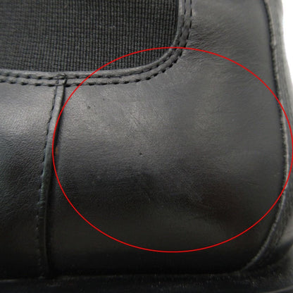 Bottega Veneta Boots Leather Lug Chelsea Side Gore Long Black — view 9