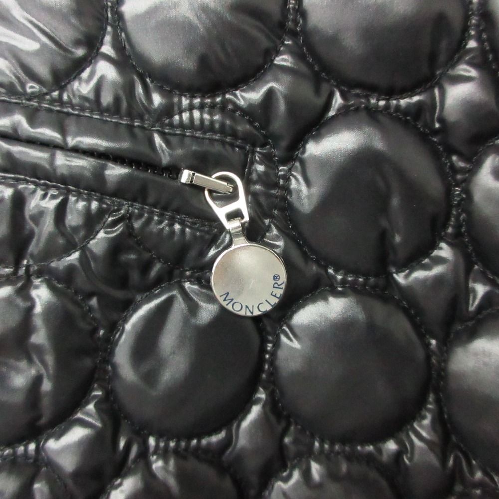 Moncler Down Jacket Success Quilted Detachable Fur Hooded Black — view 8
