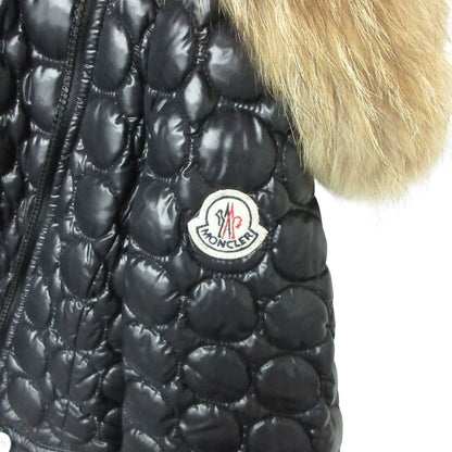 Moncler Down Jacket Success Quilted Detachable Fur Hooded Black — view 4