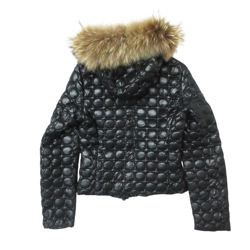 Moncler Down Jacket Success Quilted Detachable Fur Hooded Black — view 2