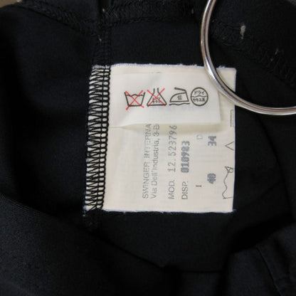 Fendi Top Logo High Neck Stretch Top Sleeveless Y2k One Point Black — view 6