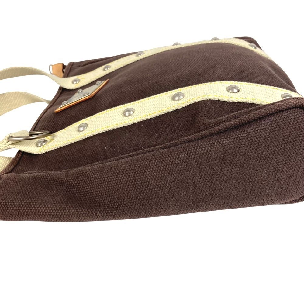 Louis Vuitton Shoulder Bag Cabas MM Canvas Brown — view 3