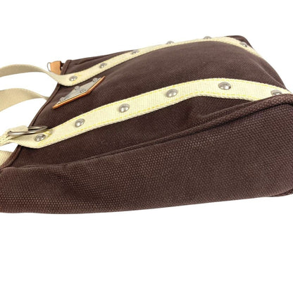 Louis Vuitton Shoulder Bag Cabas MM Canvas Brown — view 3