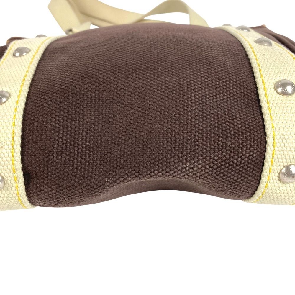 Louis Vuitton Shoulder Bag Cabas MM Canvas Brown — view 5