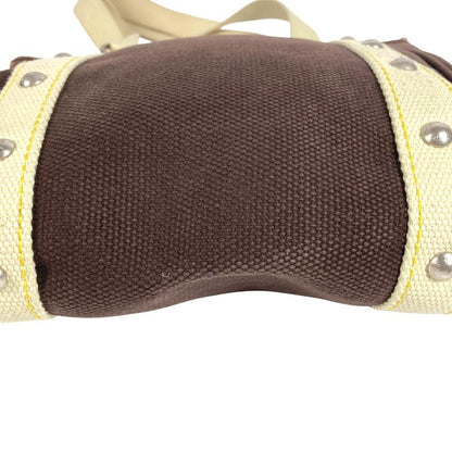 Louis Vuitton Shoulder Bag Cabas MM Canvas Brown — view 5