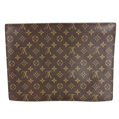 Louis Vuitton Clutch Porto Envelope Monogram Canvas Brown — view 2