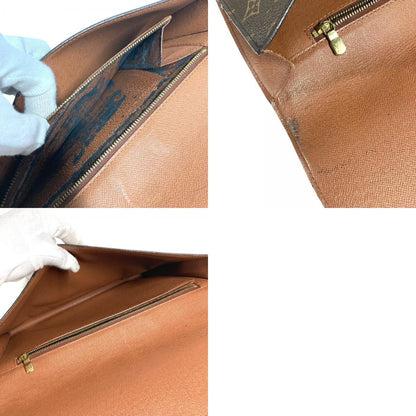 Louis Vuitton Clutch Porto Envelope Monogram Canvas Brown — view 9