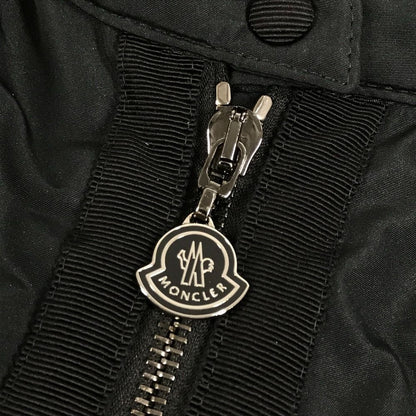 Moncler Down Jacket Coat Saissac Giubbotto Polyester Black — view 3