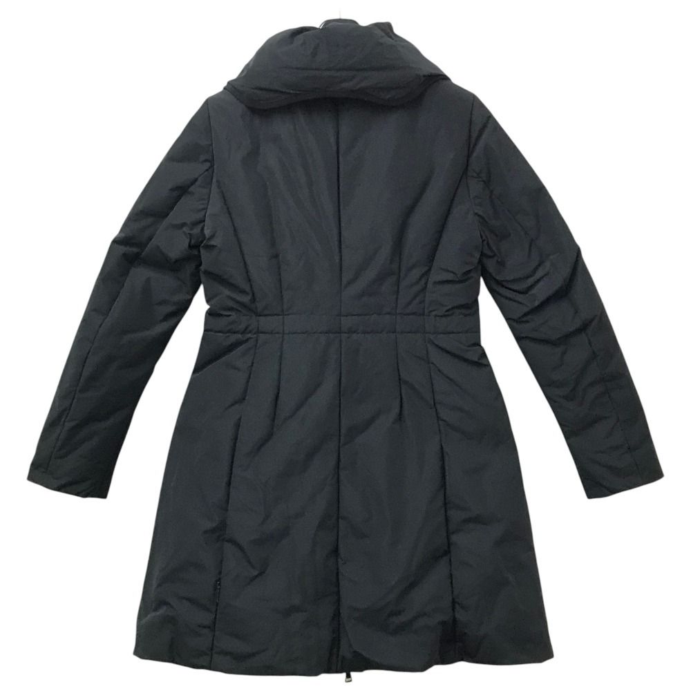Moncler Down Jacket Coat Saissac Giubbotto Polyester Black — view 2