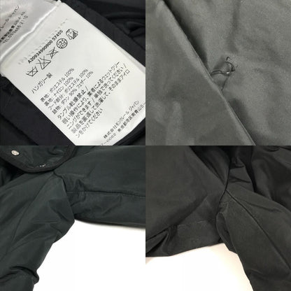 Moncler Down Jacket Coat Saissac Giubbotto Polyester Black — view 8