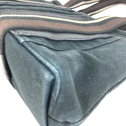 Hermes Tote Troca Horizontal PM Canvas Black — view 6