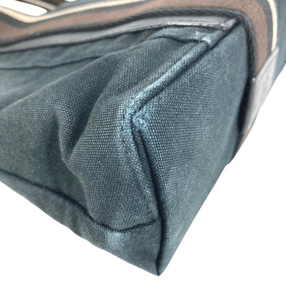 Hermes Tote Troca Horizontal PM Canvas Black — view 5