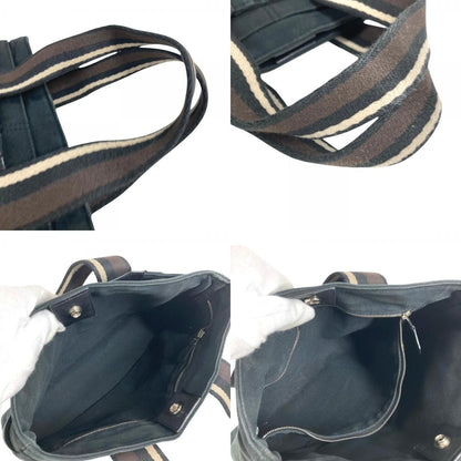 Hermes Tote Troca Horizontal PM Canvas Black — view 8
