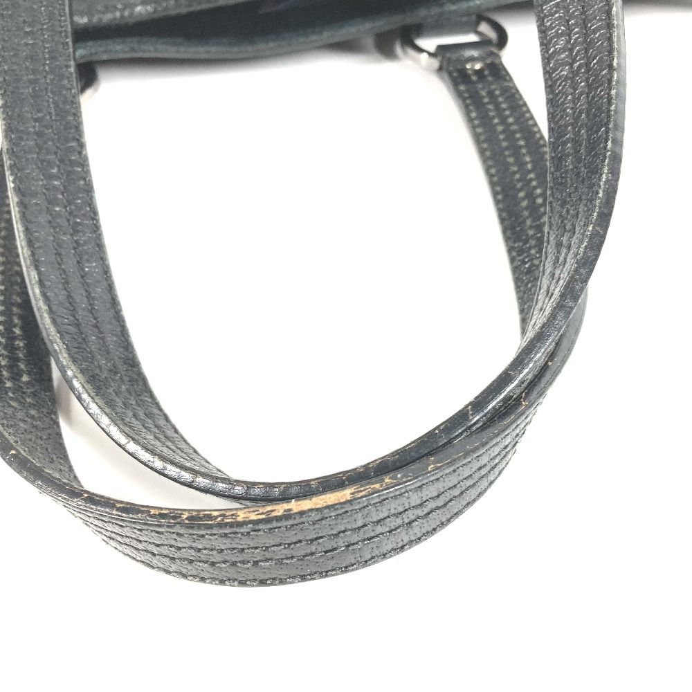 Gucci Shoulder Bag Logo GG Canvas Leather Black — view 7