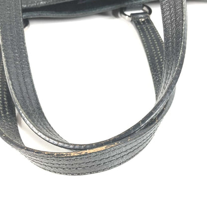 Gucci Shoulder Bag Logo GG Canvas Leather Black — view 7