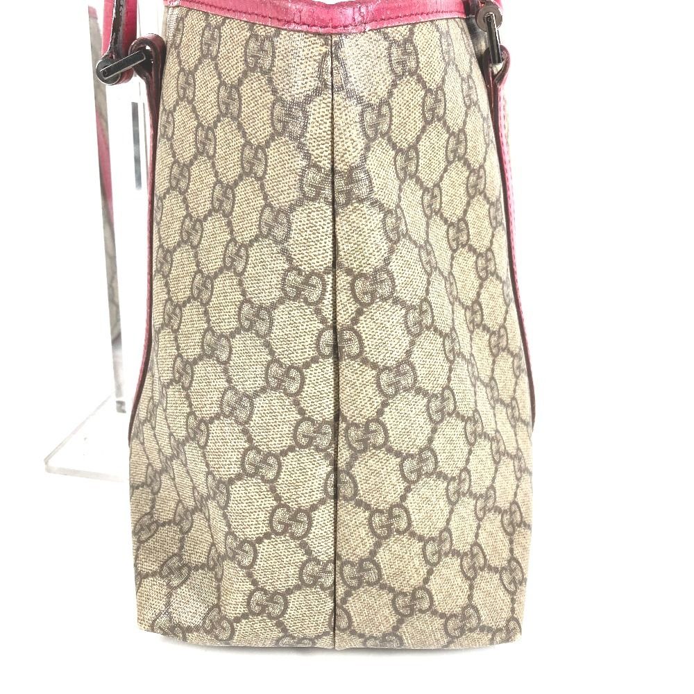Gucci Shoulder Bag Logo GG Supreme Canvas Pink — view 4