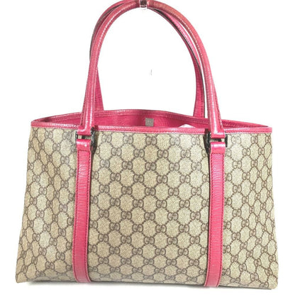 Gucci Shoulder Bag Logo GG Supreme Canvas Pink — view 2