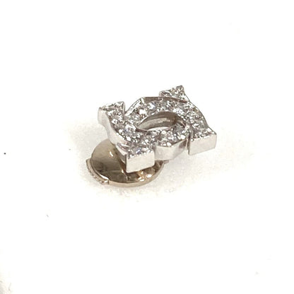 Cartier Earrings Entrelace Diamond 2C Logo Single Silver — view 5