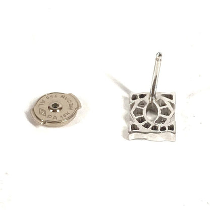 Cartier Earrings Entrelace Diamond 2C Logo Single Silver — view 7