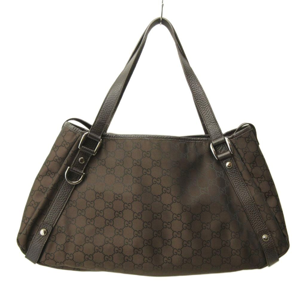 Gucci GG Abbey Tote All Over Pattern Nylon Leather