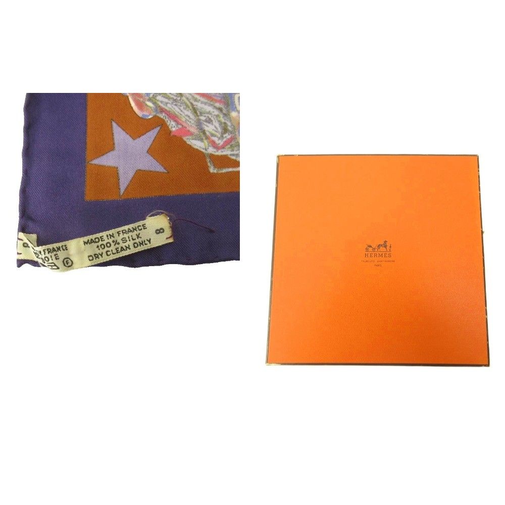 Hermes Carre 90 Faune Et Flore du Texas Illustrated Encyclopedia of Fauna and — view 9