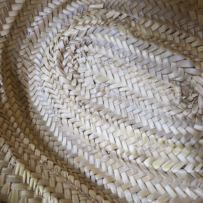 Loewe Tote Basket Large Palmleaf Calf Leather Natural Tan Beige Brown Large — view 7
