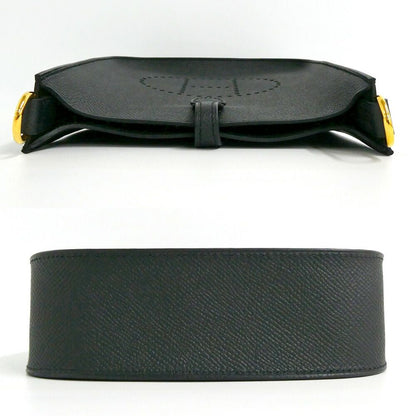 Hermes Evelyne TPM 16 Series Black Gold Epsom Shoulder Bag — view 3