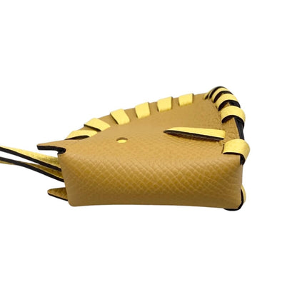 Hermes Bag Charm Cheval Tresse Veau Epsom Braided Horse Yellow — view 5