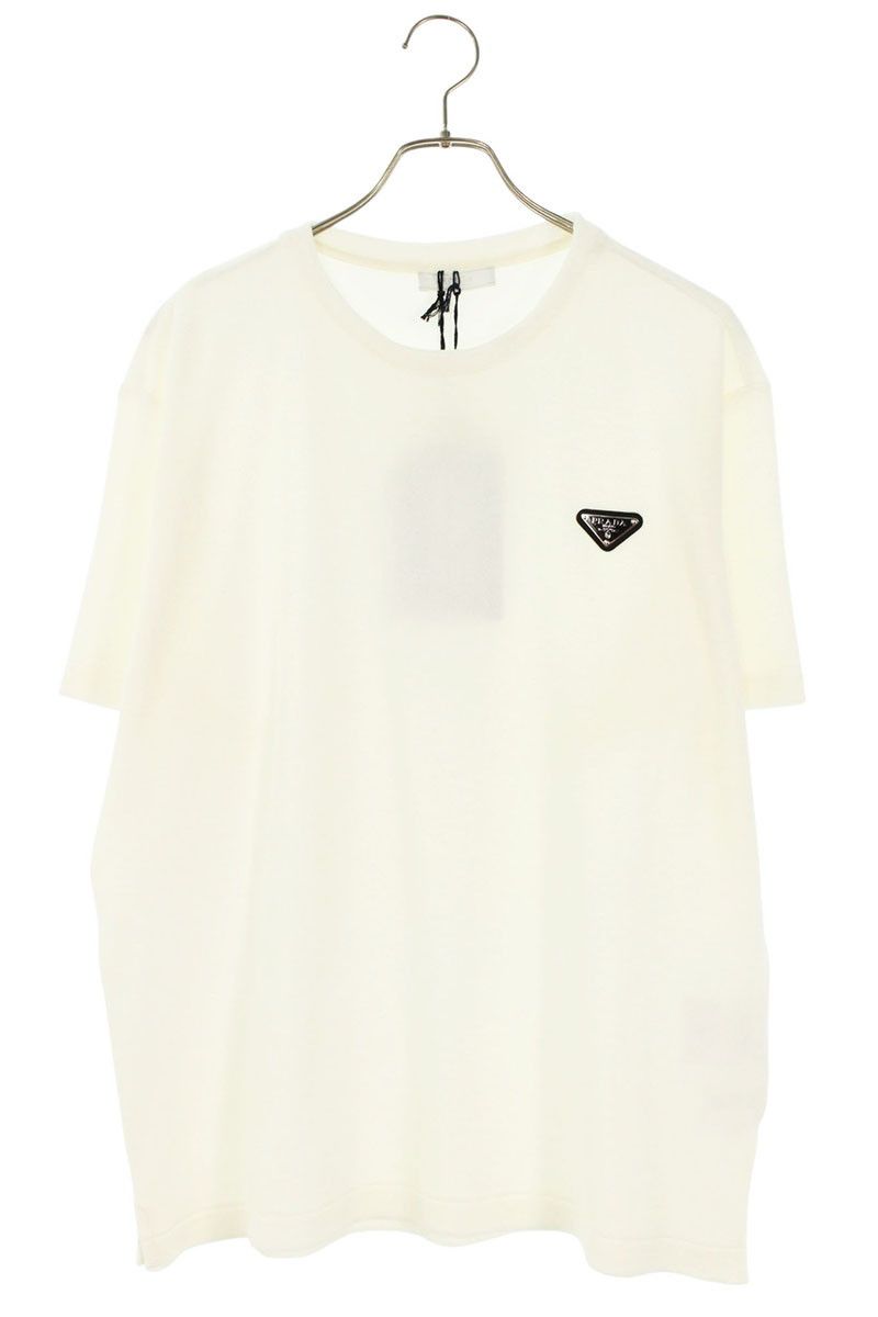 Prada Triangle Plate Terry T-Shirt XL