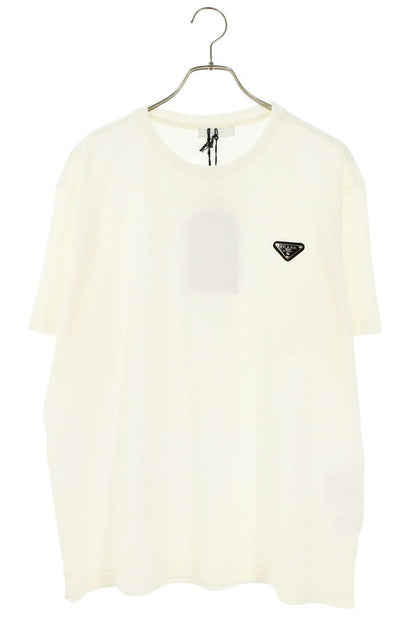 Prada Triangle Plate Terry T-Shirt XL