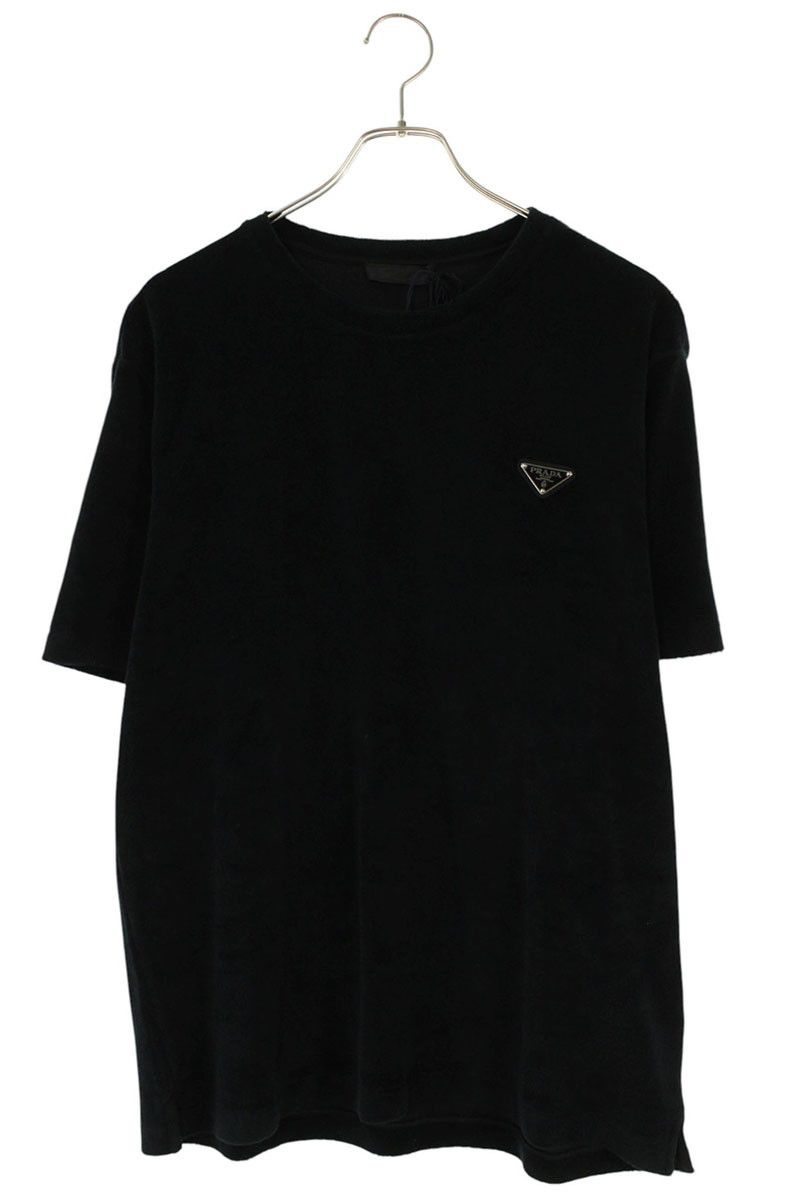 Prada Triangle Plate Terry T-Shirt XL