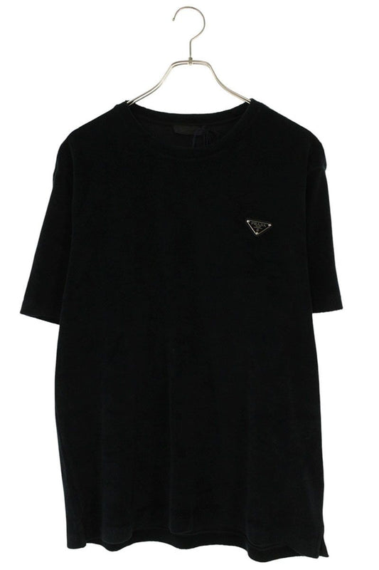 Prada Triangle Plate Terry T-Shirt XL
