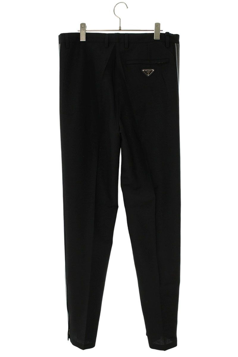 Prada Triangle Plate Side Patch Trousers Long Pants 46 — view 2