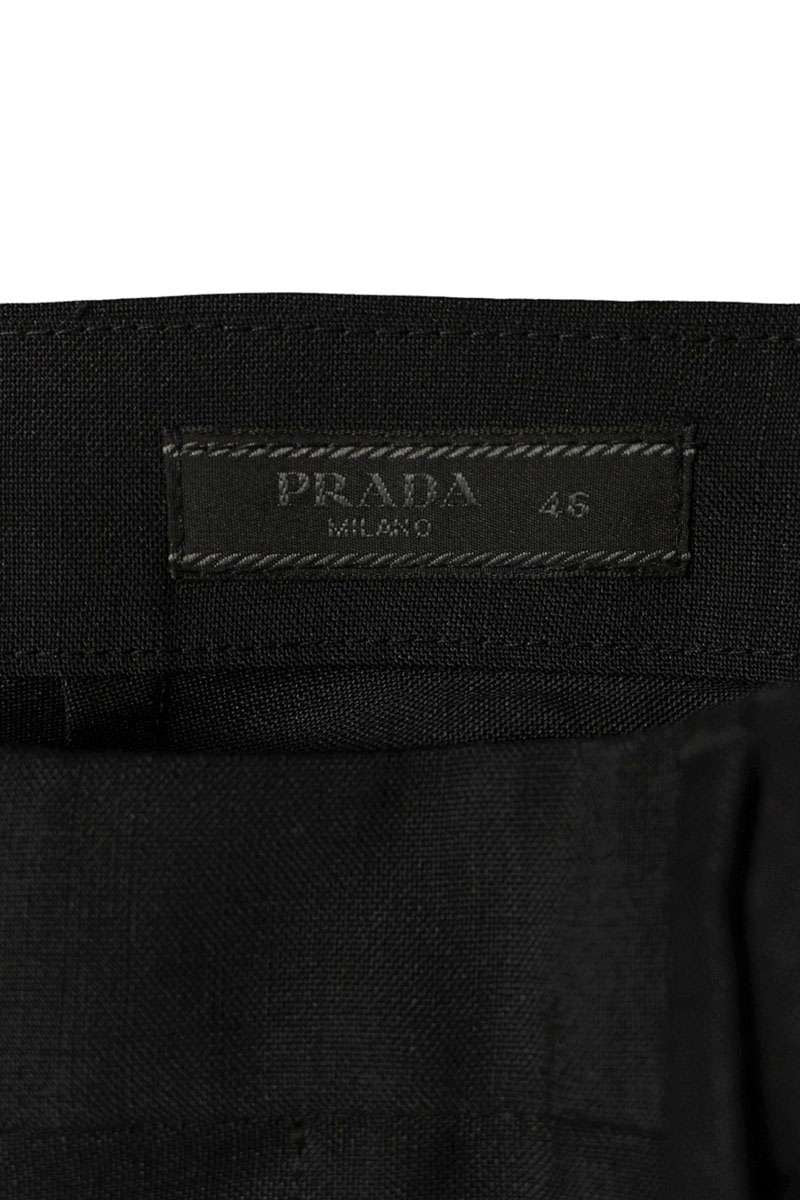 Prada Triangle Plate Side Patch Trousers Long Pants 46 — view 3