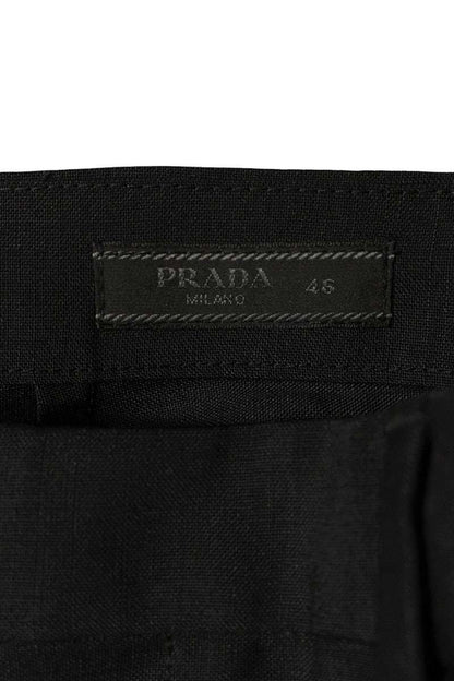 Prada Triangle Plate Side Patch Trousers Long Pants 46 — view 3