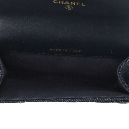 Chanel Classic Flat Denim Card Case — view 3