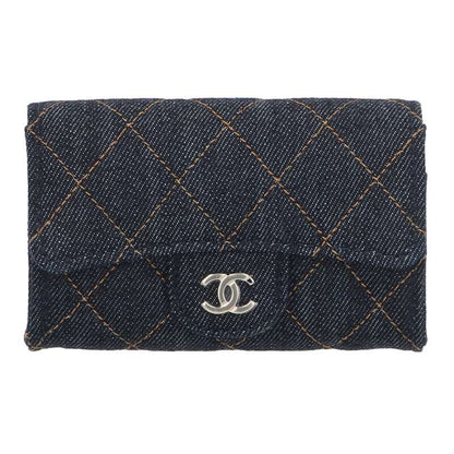 Chanel Classic Flat Denim Card Case