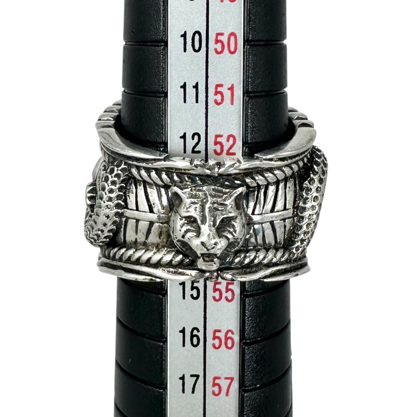 Gucci Ring Snake Malachite Silver — view 8