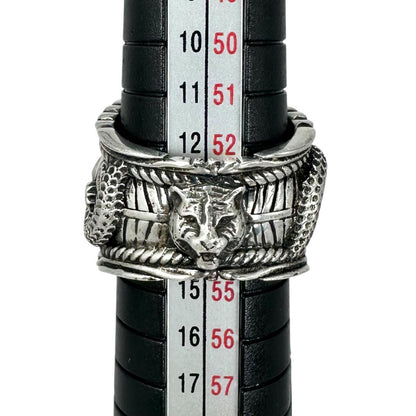 Gucci Ring Snake Malachite Silver — view 8