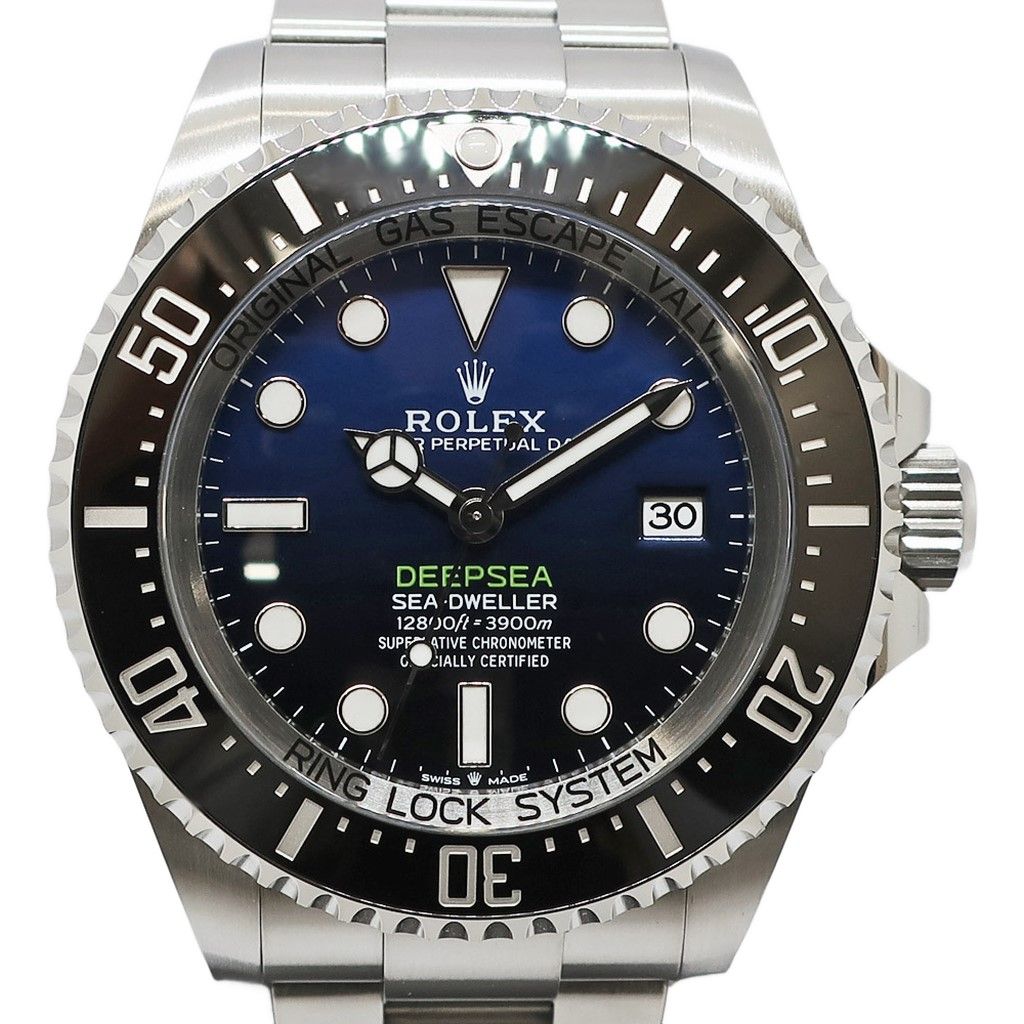 Rolex Ten Polished Deep Sea D Blue Random SS Watch Automatic Winding
