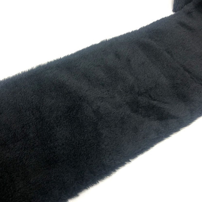 Max Mara Scarf Teddy Bear Fur Alpaca Black — view 4