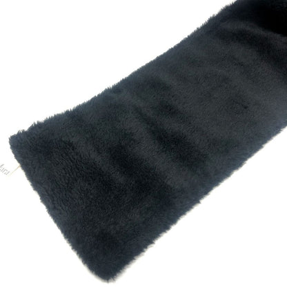 Max Mara Scarf Teddy Bear Fur Alpaca Black — view 3