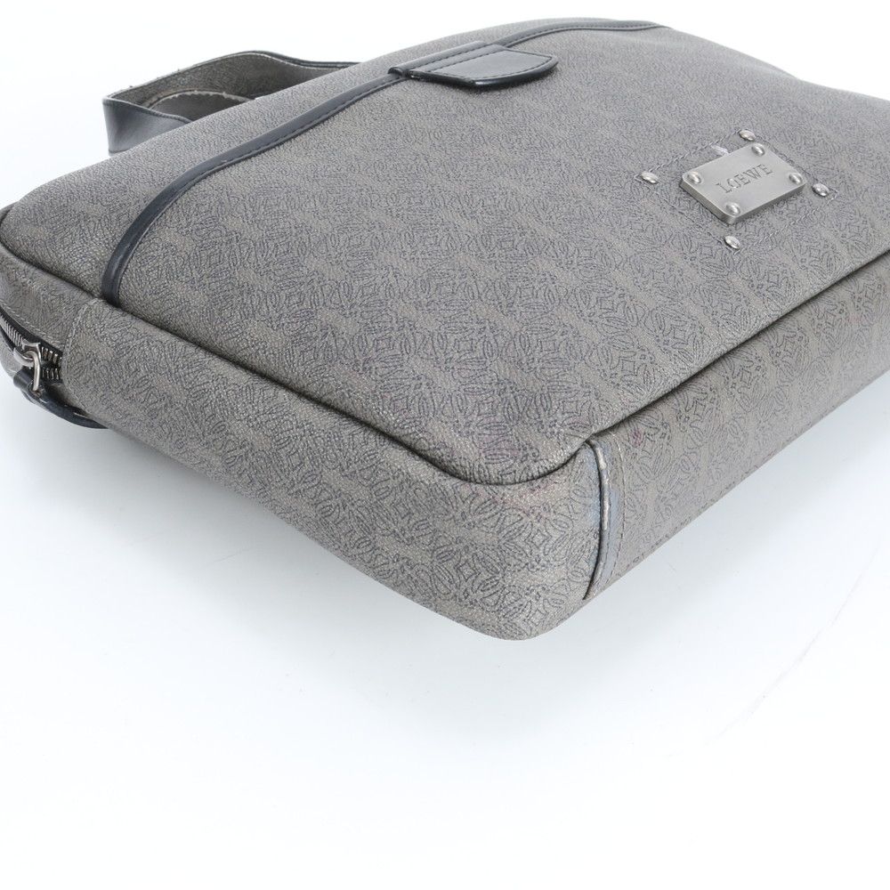 Loewe Anagram Repeat Leather Business Document Briefcase — view 4