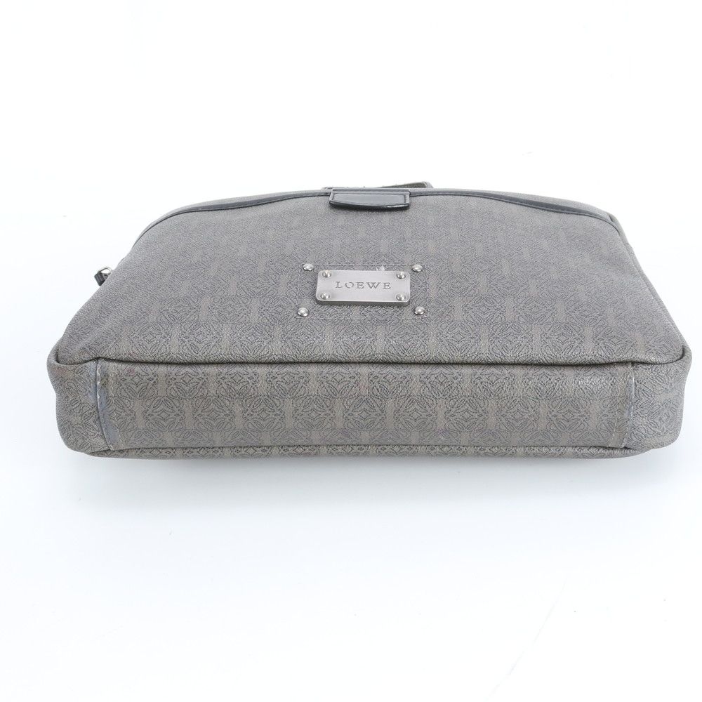 Loewe Anagram Repeat Leather Business Document Briefcase — view 6