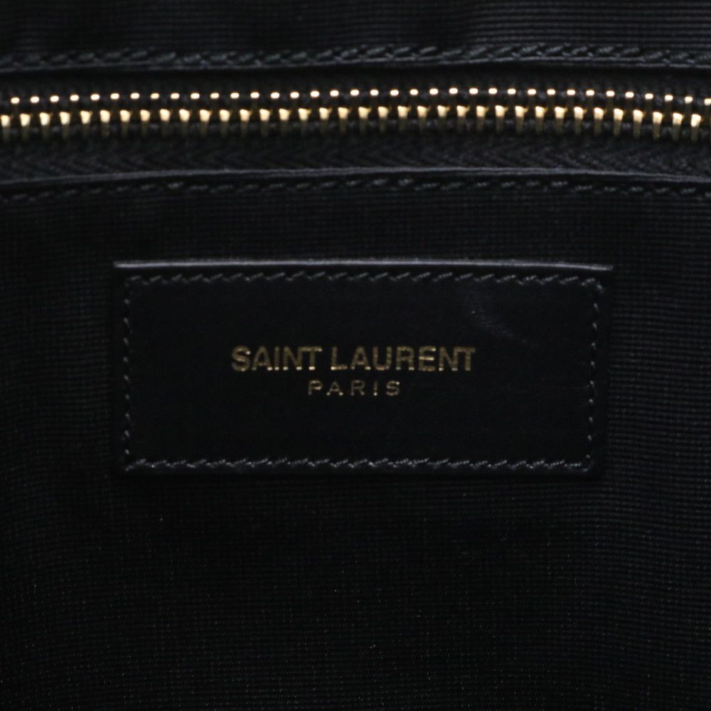 Saint Laurent Yves Leather Tote Shoulder Hand Gray — view 8