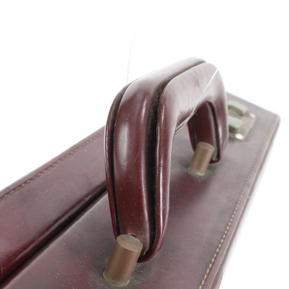 Cartier Must Line Leather Attache Case Hard Document Business Briefcase Trip — view 3