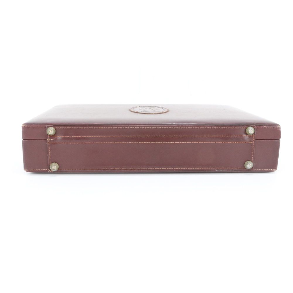 Cartier Must Line Leather Attache Case Hard Document Business Briefcase Trip — view 7